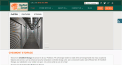 Desktop Screenshot of chesmontstorage.com